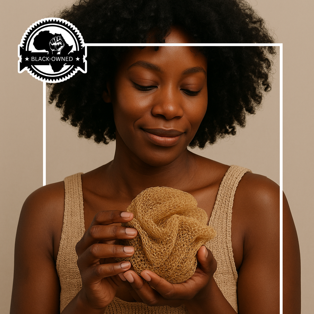 100% Authentic African Exfoliating Net Sponge