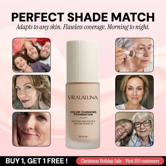 Viralaluna - Color Changing Foundation-Get Free Brush