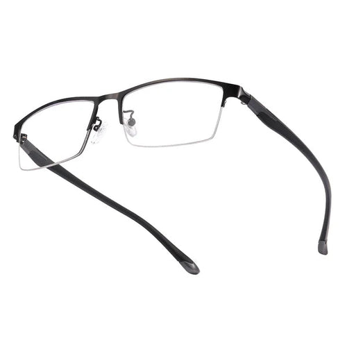 METAL ULTRA-LIGHT HALF-FRAME PHOTOCHROMIC MULTIFOCAL GLASSES