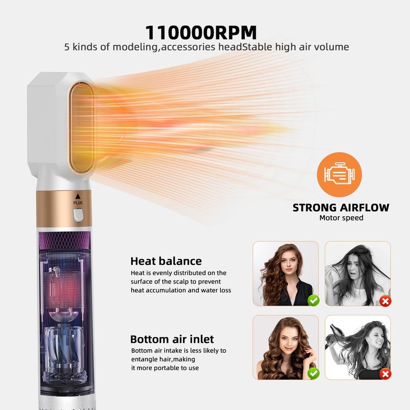 5 in 1 Hair Styler & Hair Dryer Brush