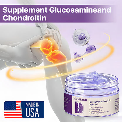 Curcumin & Emu Oil Pain Gel – Backed by US Osteopathic Experts