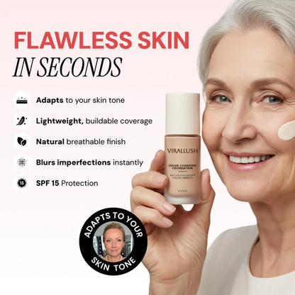 Viralaluna - Color Changing Foundation-Get Free Brush
