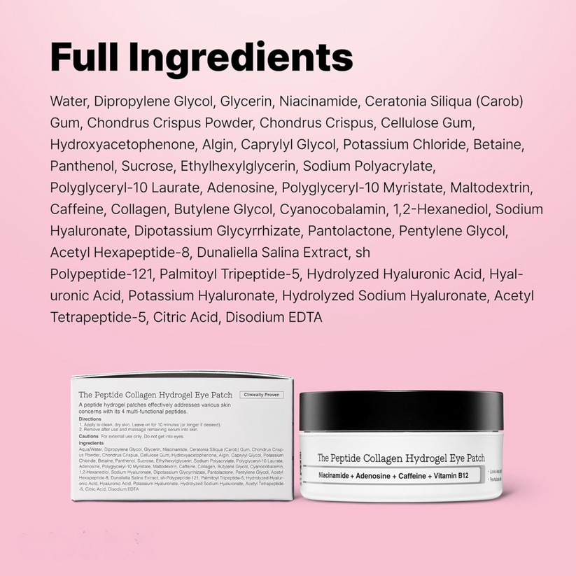 Viralaluna™  Peptide Collagen Hydrogel Eye Patch