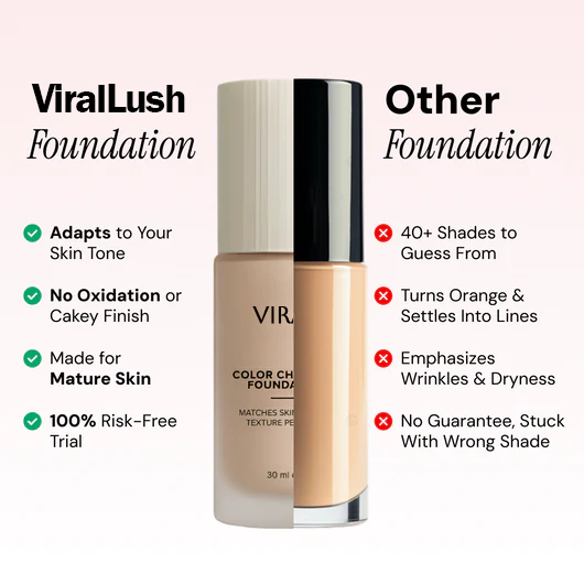 Viralaluna - Color Changing Foundation-Get Free Brush