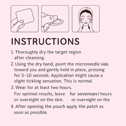 MICRONEEDLE PADS——Smooths fine lines, reduces puffiness & revives your under-eye area