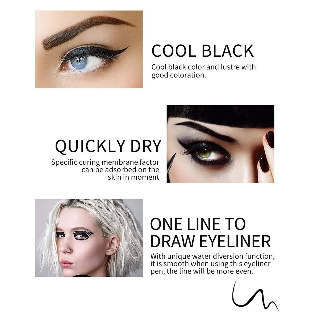 14-Pack Eyeliner Pencil Waterproof Colored Gel Liners
