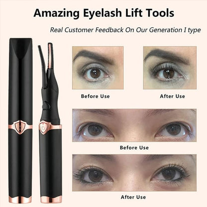 Rechargeable Heated Eyelash Curler for Quick Heating Curling
